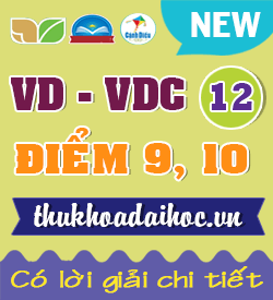 Vận dụng - Vận dụng cao điểm 9, 10 Hóa học 12